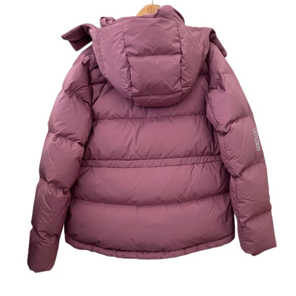 Lululemon Wonder Puff Cropped Jacket in Pink Velvet Dust Size 4 NWT - Picture 4 of 10